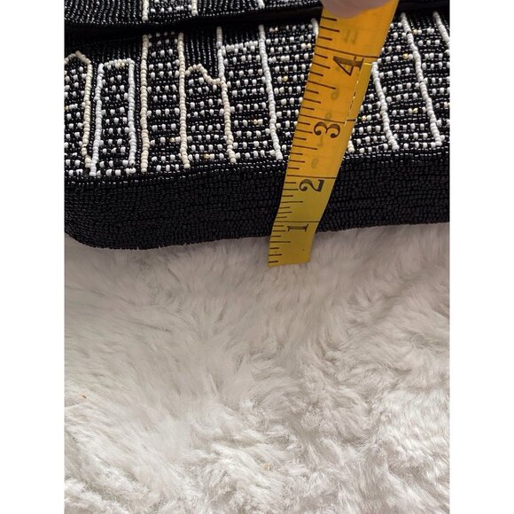 New York City NYC Beaded Bag with Charms Taxi Cab And Apple Made In India Viral - Picture 7 of 12